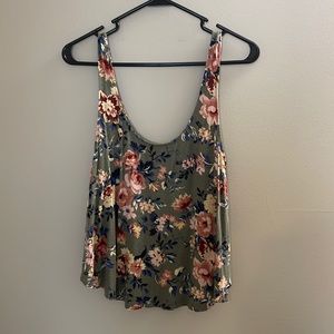Floral tank top